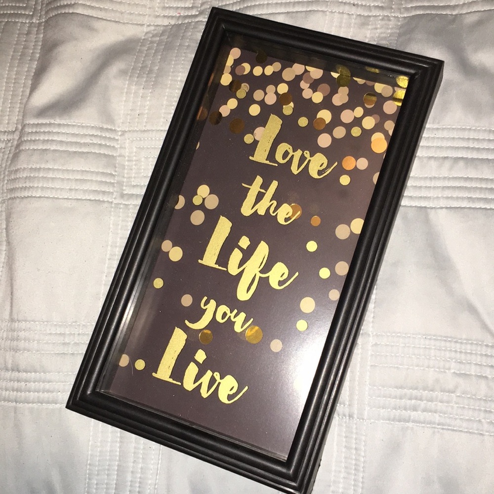 Love the Life you Live Wall Decor